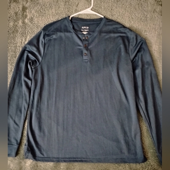 Apt. 9 Other - Apt. 9 Long Sleeve Henley Shirt Men's Size XL